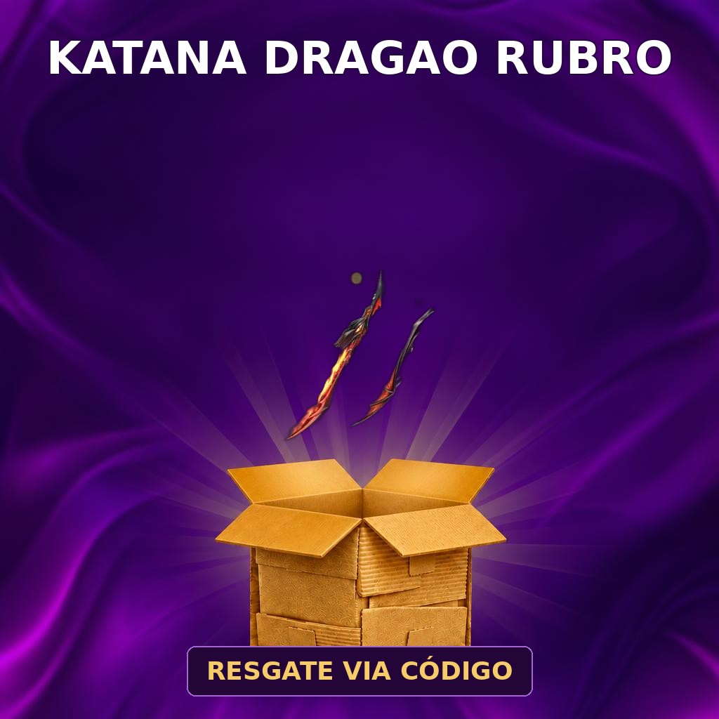 Katana Dragao Rubro